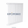 Радиатор трубчатый Гармония А25 2-300 16 секций с боковой подводкой ВР G 1/2" RAL 9016 (Белый) КЗТО ГА25230016