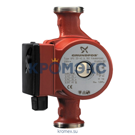 Насос циркуляционный с мокрым ротором UPS 25-60 N PN10 1х230В/50 Гц Grundfos 96913085 Насос циркуляционный с мокрым ротором UPS 25-60 N PN10 1х230В/50 Гц Grundfos 96913085