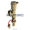 Элемент концевой латунь FHF-EA 1" в/к воздухоотводчик+кран сливной для коллектора Danfoss