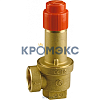 Клапан предохранительный пружинный угловой латунь R140 Ду15х15 ВР/ВР G1/2"хG1/2" Рср=4бар 110С Giacomini R140Y006