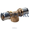 Тройник МП/PE-X латунь пресс RM154 Дн 63х2 1/2"х63 ВР Giacomini RM154Y098