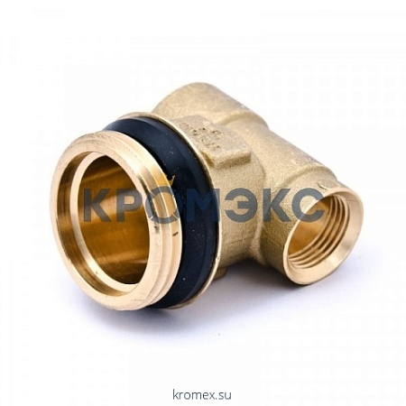 Тройник коллекторн латунь Апогей 340001 Тройник коллекторн латунь Апогей 340001