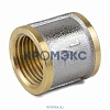 Муфта латунь никель Ду 50 (2") ВР 9018 ГОСТ 32585-2013 Aquasfera 9018-06