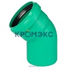Отвод PP-MD зелёный KG2000 KG2000B Дн 400х45гр б/нап в/к Ostendorf 771920