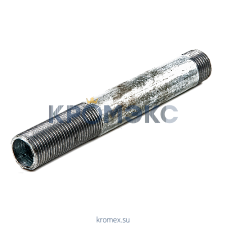 Сгон сталь удлиненный оц Ду 15 L=500мм б/комплекта из труб по ГОСТ 3262-75 КАЗ Сгон сталь удлиненный оц Ду 15 L=500мм б/комплекта из труб по ГОСТ 3262-75 КАЗ