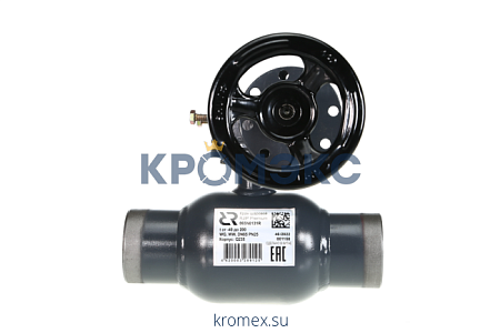 Шаровой кран RJIP Premium WW WG DN 300 PN 25 Т= 180 °С, приварной, стандартный проход, с редуктором, Ридан 065N0166GR Шаровой кран RJIP Premium WW WG DN 300 PN 25 Т= 180 °С, приварной, стандартный проход, с редуктором, Ридан 065N0166GR