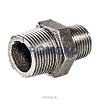 Ниппель переходной чугун Ду 25х15 (1"х1/2") НР Fittex