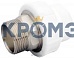 Муфта PP-R комбинированная белая НР Дн 25х1/2" RTP (РосТурПласт) 10664 Муфта PP-R комбинированная белая НР Дн 25х1/2" RTP (РосТурПласт) 10664