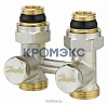Узел нижнего подключения RLV-KS для двухтр Ду 15 Ру10 1/2"x3/4"ЕК прямой Danfoss 003L0220