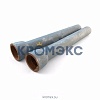 Труба чугун ВЧШГ RJ/ВРС Ду 100 L=6м раструбная без ЦПП с наружным лаковым покрытием Свободный Сокол