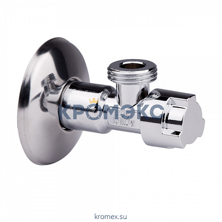 Кран латунный бытовой угловой G1/2" Ру10 НР Icma 90519AD07 Кран латунный бытовой угловой G1/2" Ру10 НР Icma 90519AD07