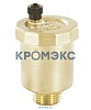 Воздухоотводчик автоматический латунь 502 Ду 10 Ру10 G3/8" НР прямой OR 0502.013