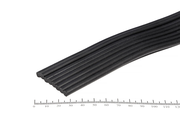 Шнур резиновый 1-1с Ф 5 мм ГОСТ 6467-79 Шнур резиновый 1-1с Ф 5 мм ГОСТ 6467-79