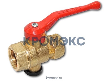 Кран для манометра шаровой латунь 11Б27п11 Ду 15 Ру16 ВР G1/2"-М20х1,5 с рукояткой без фланца флажок/рычаг Цветлит ZW10023 Кран для манометра шаровой латунь 11Б27п11 Ду 15 Ру16 ВР G1/2"-М20х1,5 с рукояткой без фланца флажок/рычаг Цветлит ZW10023