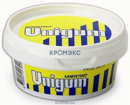 Замазка (мастика) сантехническая Unigum банка 250гр Unipak 6500025