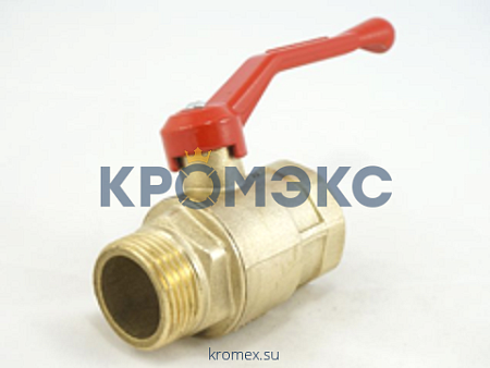Кран шаровой латунь 11б27п1 Ду 25 Ру16 ВР/НР рычаг Кран шаровой латунь 11б27п1 Ду 25 Ру16 ВР/НР рычаг