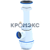 Сифон для кухонной мойки бутылочный Ани Грот 1 1/2&quot;x40 выпуск с нержавеющей решёткой D=70мм АНИ Пласт A0100