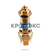 Клапан предохранительный пружинный прямой латунь 1810 Ду50 НР G2" Рн=0.5...16бар для газообразных сред 220С OR 1810.050
