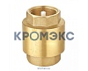 Клапан обратный латунь осевой CA1103 Ду 65 Ру16 Тмакс=100 оС ВР G2 1/2" диск нитрил-нейлон с BSP резьбой Tecofi CA1103-0065.