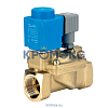 Клапан эл/магн латунь НО EV220W Ду15 Ру16 G1/2" ВР серия 10-50 с катушкой AS230CS 220В AC 80С Danfoss 042U436432