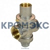 Регулятор давления поршневой латунь Ду 15 Ру16 G1/2" ВР Рн=1 - 9бар с вых. под маном. Ogint RDB02