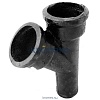 Тройник чугун канализационный Ду 50х50х45гр б/н ГОСТ 6942-98 косой ДПК