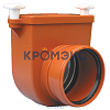 Затвор канализационный Дн 110 б/нап с заслонкой из нерж стали для колодцев HL 710.0