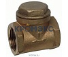 Клапан обратный бронза поворотный CB2143 Ду 25 Ру20 Тмакс=80 оС ВР G1" тарелка латунь Tecofi CB2143-0025