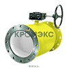 Кран шаровой сталь газ КШ.Ц.П.Р Ду 300 Ру16 п/привар с редуктором LD КШ.Ц.П.Р.GAS.300/250.016.Н/П.02