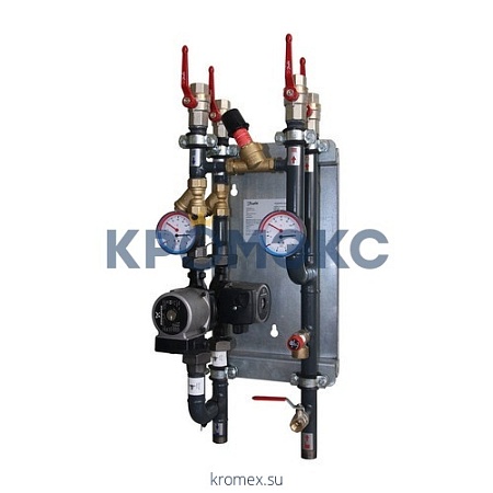 Узел насосно-смесительный обвязки котла DSM-BPU с насосом 2xAlpha2L 25-60 Danfoss 004F4592 Узел насосно-смесительный обвязки котла DSM-BPU с насосом 2xAlpha2L 25-60 Danfoss 004F4592