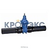 Задвижка AVK клиновая, с ПЭ патрубками серия 36/80 DN150/160 PN10