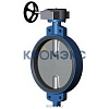 Затвор дисковый поворотный чугун VPE4408-08EP Ду 900 Ру10 межфл с редуктором диск чугун манжета EPDM HT Tecofi VPE4408-08EP0900