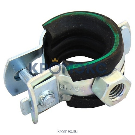 Хомут крепежный сталь оц с резиновой прокладкой Optimal Junior (Дн 68-73) М8/М10 б/к Mupro 119532 Хомут крепежный сталь оц с резиновой прокладкой Optimal Junior (Дн 68-73) М8/М10 б/к Mupro 119532