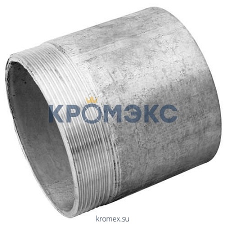 Резьба сталь оц Ду 40 L=35мм Китай Резьба сталь оц Ду 40 L=35мм Китай