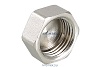 Заглушка латунь никель Ду 20 (3/4") ВР VALFEX VF.590.N.034