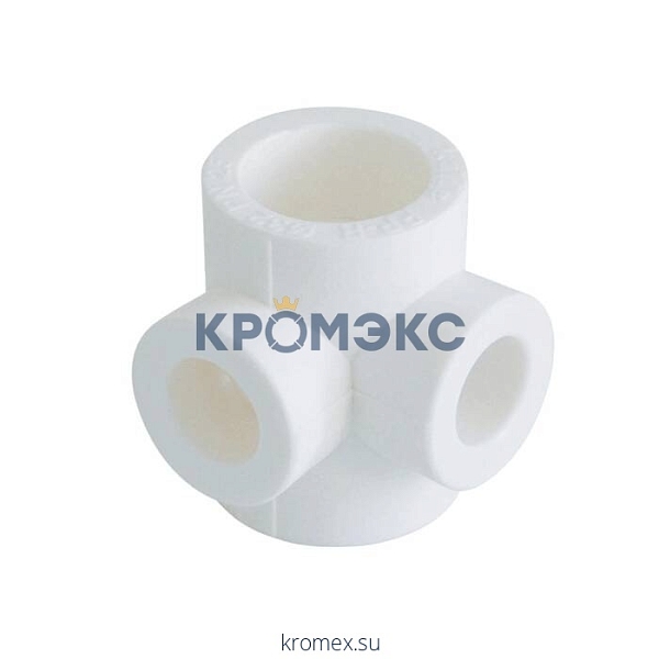 Крестовина PP-R 2-плоскостная белая внутренняя пайка Дн 32х20 VALFEX 10118232/ Крестовина PP-R 2-плоскостная белая внутренняя пайка Дн 32х20 VALFEX 10118232/