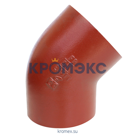 Отвод чугун SML Ду 125х45гр б/растр FP PREIS 10076 Отвод чугун SML Ду 125х45гр б/растр FP PREIS 10076