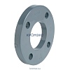 Фланец ПВХ серый под клеевое соед Дн 75 Ру10 напорный Aquaviva