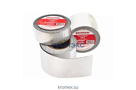 Лента алюминиевая ЛАС 100мм х 50м самоклеящаяся ROCKWOOL 68626
