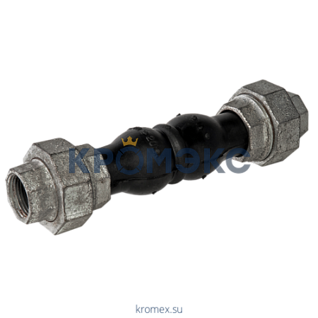 Компенсатор резиновый антивибрационный EPDM Ду 50 Ру16 ВР L=240мм Китай 02.031.16.050 сжатие/растяжение 22/5 Компенсатор резиновый антивибрационный EPDM Ду 50 Ру16 ВР L=240мм Китай 02.031.16.050 сжатие/растяжение 22/5