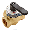 Клапан регулирующий латунь HRB3 поворотный Ду 15 Ру10 ВР Kvs=4м3/ч Danfoss 065Z0398