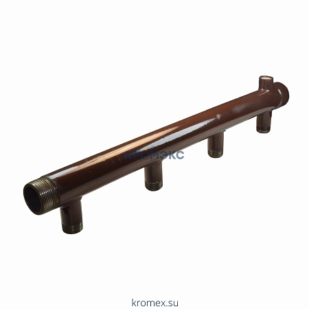 Коллектор сталь Ду 32 1 1/4" ВР/НР на 12 вых 3/4" НР Элит-Металл 2285-ст Коллектор сталь Ду 32 1 1/4" ВР/НР на 12 вых 3/4" НР Элит-Металл 2285-ст