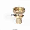 Муфта для PE-X бронза RAUTITAN RX+ Дн 32х1 1/4" с накидной гайкой Rehau 14563421001