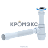 Сифон для умывальника бутылочный АНИ Юнг 1 1/4&quot;x32 с гофрой 32х32/40 выпуск с нержавеющей решёткой D=65мм АНИ Пласт BM1015