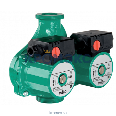 Насос циркуляционный с мокрым ротором STAR-RSD 30/6 PN10 сдвоенный 1х230В/50 Гц Wilo 4035763 Насос циркуляционный с мокрым ротором STAR-RSD 30/6 PN10 сдвоенный 1х230В/50 Гц Wilo 4035763