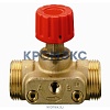 Клапан запорный ручной латунь CDT Ду 15 Ру16 ВР Kvs=1.6м3/ч б/ниппелей Danfoss 003Z7691