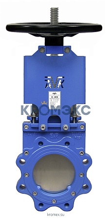 Задвижка AVK ножевая шиберная с выдвижным штоком и маховиком серия 702/20 DN600 PN4 Задвижка AVK ножевая шиберная с выдвижным штоком и маховиком серия 702/20 DN600 PN4