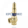 Клапан предохранительный пружинный угловой латунь 1832 Ду25х25 ВР/ВР G1"хG1" Рн=0.5...16бар 150С OR 1832.025