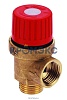 Клапан предохранительный угловой латунь 242 Ду15х15 Ру10 НР/ВР G1/2"хG1/2" Рср=3бар Рн=1.5...10бар 110С Icma 91242ADAF