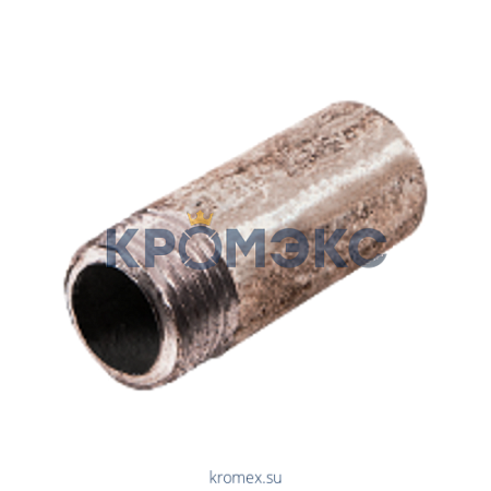 Резьба сталь удлиненная оц Ду 25 L=50мм из труб по ГОСТ 3262-75 КАЗ Резьба сталь удлиненная оц Ду 25 L=50мм из труб по ГОСТ 3262-75 КАЗ